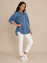 223606 BLU JEANS three quarter