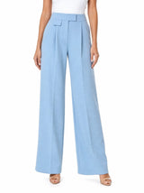 Completo tailleur elegante premium giacca e pantalone palazzo Levantia