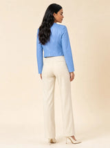 Giacca in ecopelle con zip Aurora