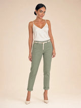 Pantalone regular in cotone Elisia