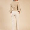 Camicia slim in puro cotone con fiocco dietro regolabile Lurea