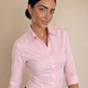Camicia slim in puro cotone con fiocco dietro regolabile Lurea