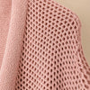 Cardigan in frisé con maniche a tre quarti Melia