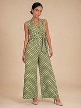 Completo gilet pantalone a pois Mirelda