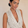 Completo gilet pantalone a pois Mirelda