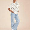 T-shirt over con bassotti Piuma