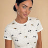 T-shirt over con bassotti Piuma
