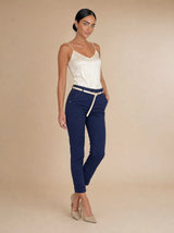 Pantalone regular in cotone Elisia