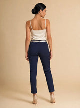 Pantalone regular in cotone Elisia