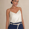 Pantalone regular in cotone Elisia