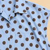 Camicia smanicata a pois in cotone Tonda