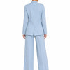 Completo tailleur elegante premium giacca e pantalone palazzo Levantia