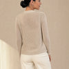 Cardigan lungo in frisé con cappuccio e tasche Livia