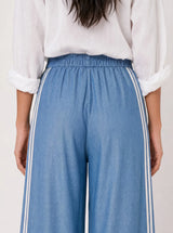 Jeans Palazzo Morbido con Coulisse