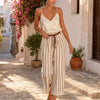 Pantalone misto lino baggy fit Marea TESTA DI MORO - lifestyle outdoor