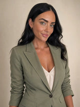 Giacca blazer in puro cotone Marika