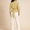Camicia a nodo regolabile a pois Amelie
