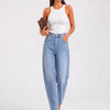 Jeans boyfriend fit dal lavaggio casual e versatile Denver