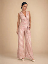 Completo gilet pantalone a pois Mirelda