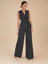 Completo gilet pantalone a pois Mirelda
