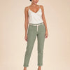 Pantalone regular in cotone Elisia