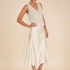 Canotta in viscosa lurex con pizzo Dafne